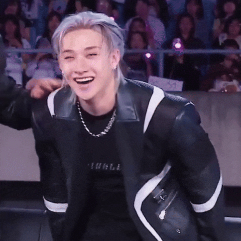 Bang Chan Smile GIF
