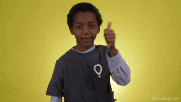 Kid Thumbs Up GIF by Children's Miracle Network Hospitals