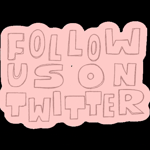 SVANDM pink twitter social media follow GIF