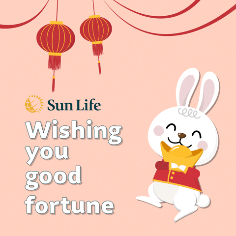 Chinese New Year Rabbit GIF by Sun Life Malaysia