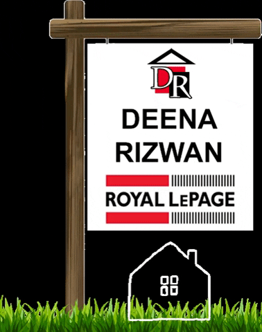 DeenaRizwan real estate realtor for sale sign royal lepage GIF