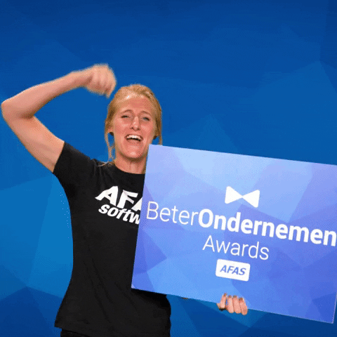 Awards Yes GIF by AFAS Software