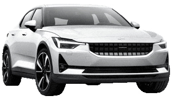 Rolling Electric Car Sticker by Polestar