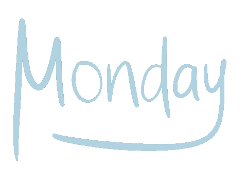 the word monday blue