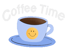 Coffee Time Sticker by Elisa Falchini