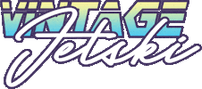 VintageJetSki Sticker