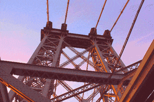 Williamsburg Bridge Drawing GIF by Rob Jelinski Studios