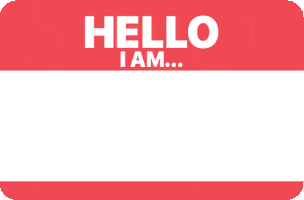 Nametag Hello GIF by More Human
