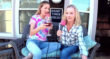 Cheers Wine GIF by Jessimae Peluso