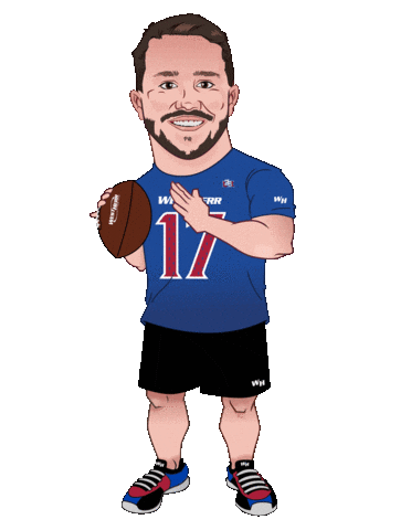 Football Josh Sticker by West Herr