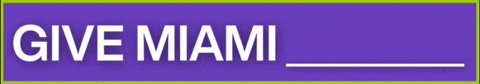 Givemiamiday Giving GIF by The-Miami-Foundation