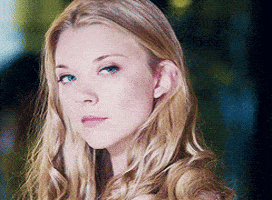 natalie dormer thinking GIF