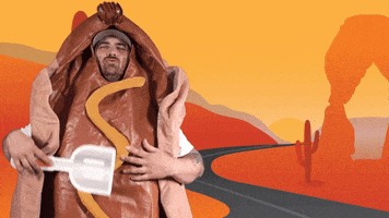 Hot Dog Dancing GIF by StickerGiant