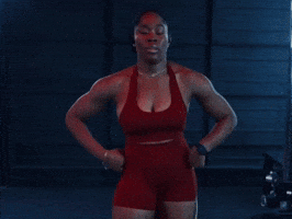 Flexing Lifting Weights GIF