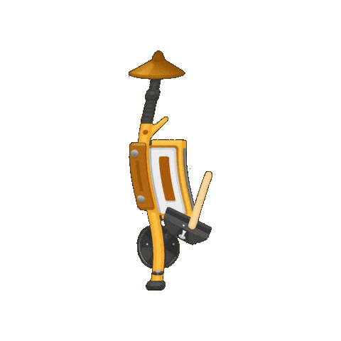 Teufelsgeige Sticker by Rampenhirsche