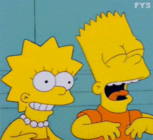 The Simpsons Laughing GIF