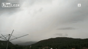 man thunderstorm surveys GIF