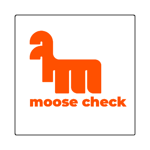 Moose Check Sticker by MooseScooters