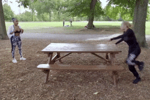 Run Up Fighting GIF