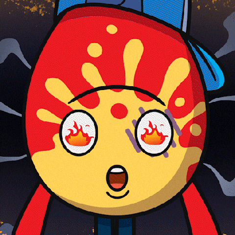 Fire Wow GIF by bad egg co