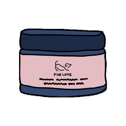 the fur love Sticker