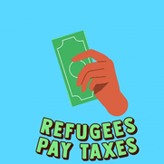Refugees pay taxes