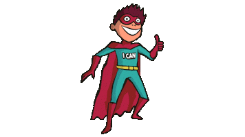 I Can Hero Sticker by dfctr