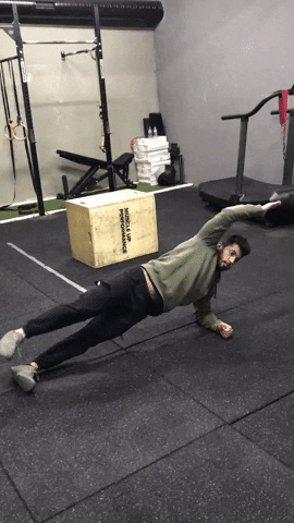 Side Plank To Knee To Elbow GIF by Crossfit Boran
