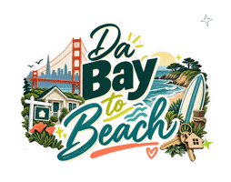 Bay Area Beach Sticker by reignhome