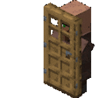 Door Villager Sticker
