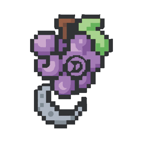 2D 8Bit Sticker by Daze Off