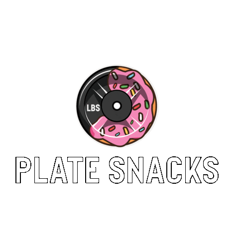 Plate Snacks Sticker