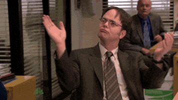 the office slow clap GIF
