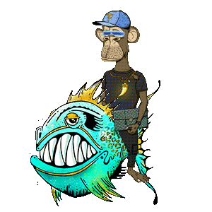 Fish Ape Sticker