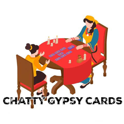 chatty gypsy cards GIF