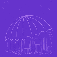 Raining Purple Rain GIF by louismor