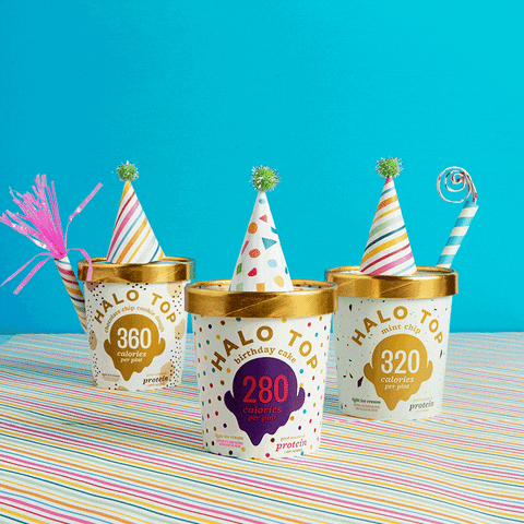 celebrate new years GIF by Halo Top Creamery