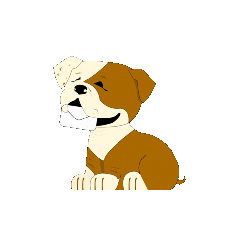 Hoya Saxa Jack The Bulldog Sticker by Georgetown University