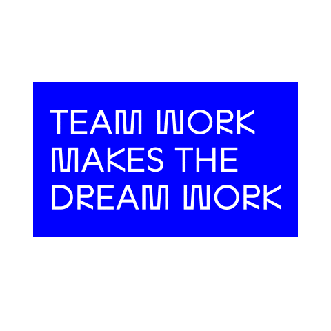 Dream Teamwork Sticker by dreierlei.ch
