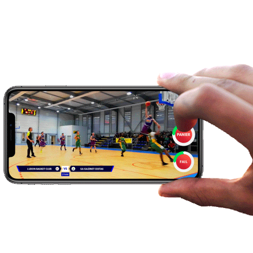 Basket Sticker by Rematch Sport