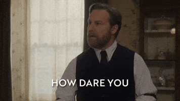 How Dare You Shock GIF by All Creatures Great And Small