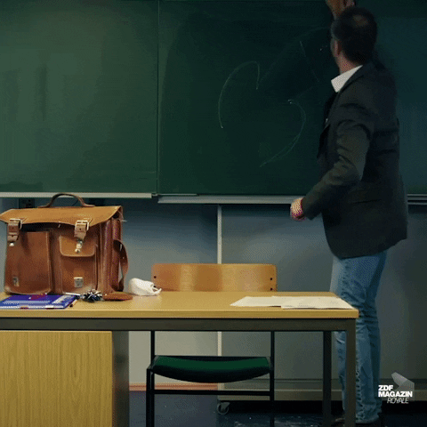 Homeschooling Klassenzimmer GIF by ZDF Magazin Royale