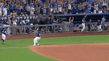 Celebrate Walk Off GIF by Kansas City Royals