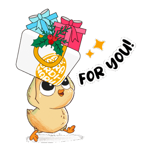 Christmas Chicken Sticker by Chew's Egg