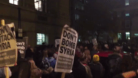 Anti-War Demonstrators Rally Outside Tory HQ