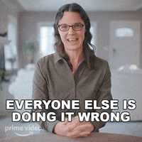 Youre Doing It Wrong Everyone Makes Mistakes GIF by Amazon Prime Video Youre Doing It Wrong Everyone Makes Mistakes GIF by Amazon Prime Video