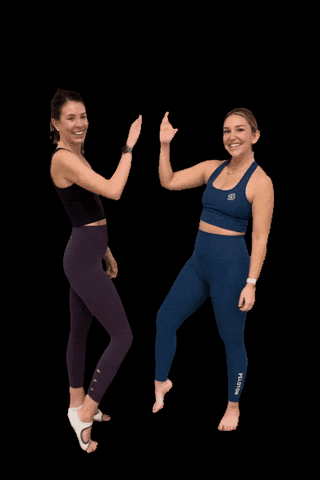High Five Barre GIF by bloommomtribe