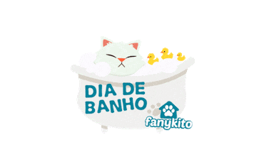 Cat Relax Sticker by Fanykito Pet Shop