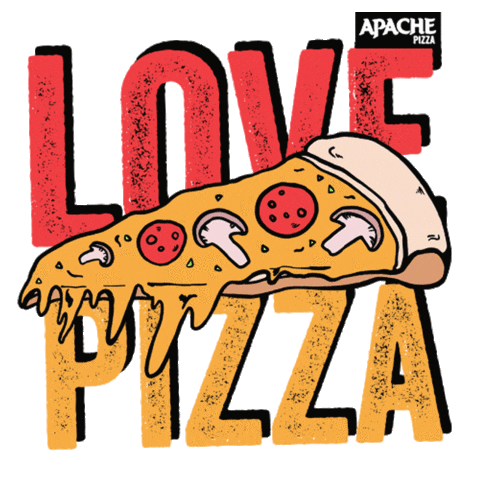 Apache Pizza Sticker
