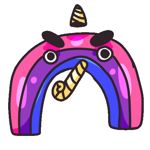 Party Rainbow Sticker